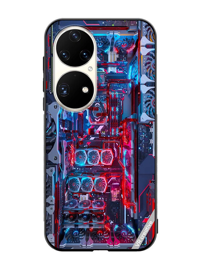 VR CREATIVE Protective Case Cover For Huawei P50 Pro Cpu Board Design Multicolour - Image 1
