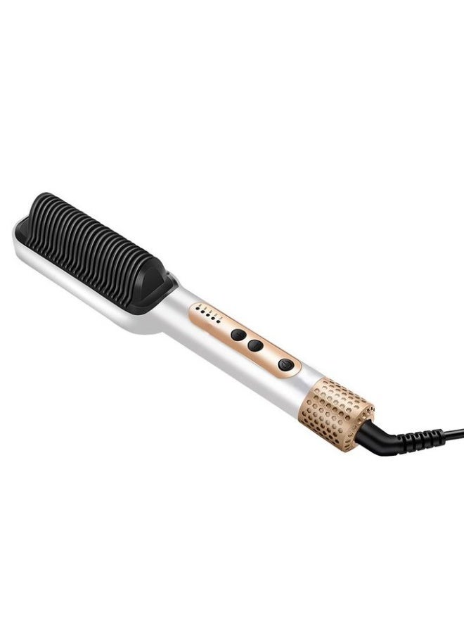 SOKANY SK-1008 Heated Hair Straightening Brush - White - Image 1