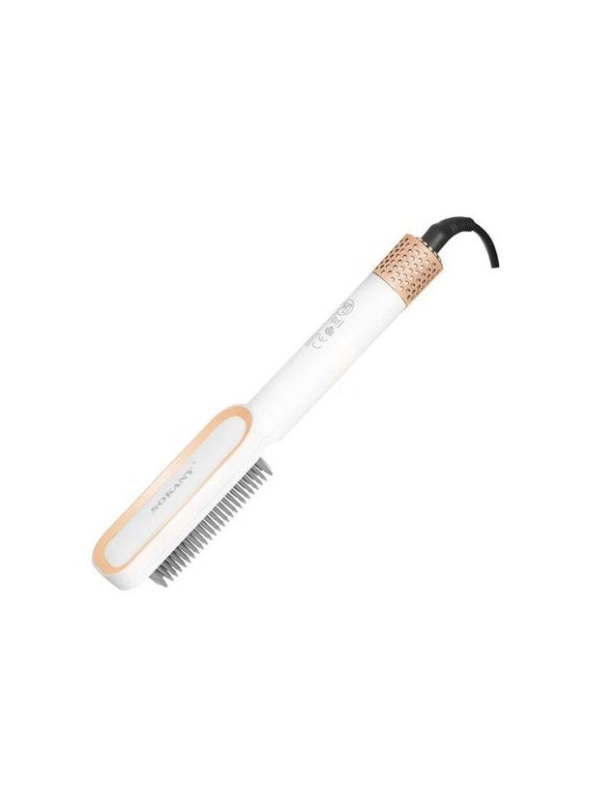 SOKANY SK-1008 Heated Hair Straightening Brush - White - Image 2