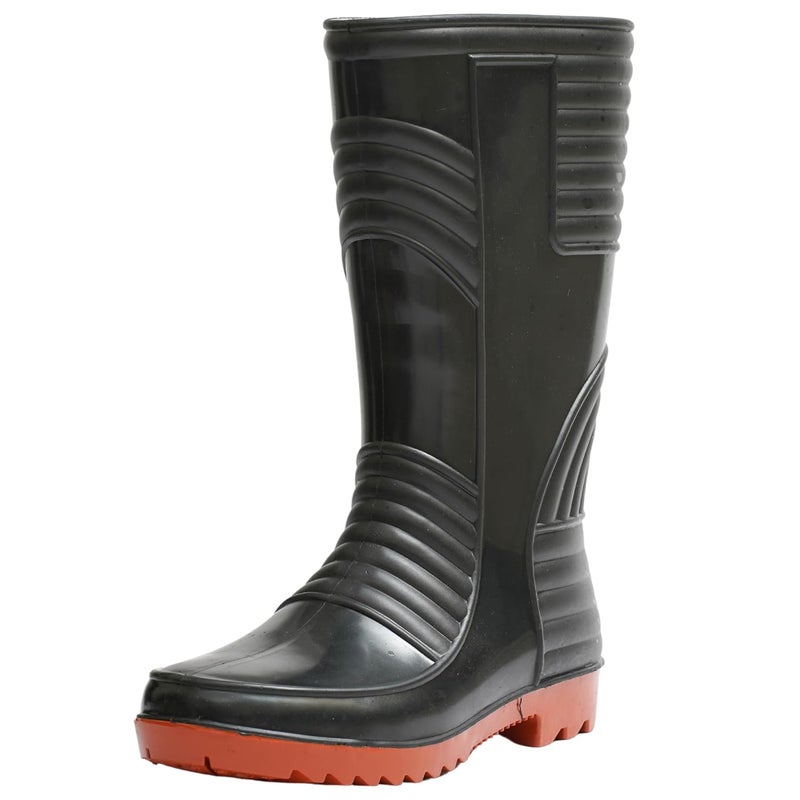 HILLSON Black-Red Gumboot-10 India/UK (85083-WELSAFE-BLK-RED-10) - Image 3
