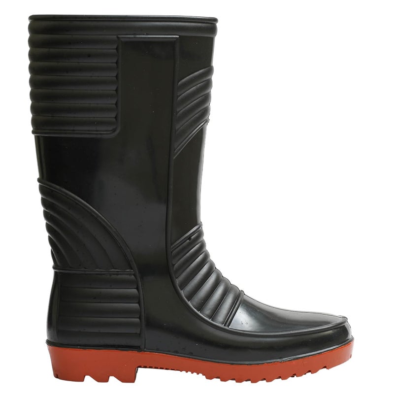 HILLSON Black-Red Gumboot-10 India/UK (85083-WELSAFE-BLK-RED-10) - Image 2