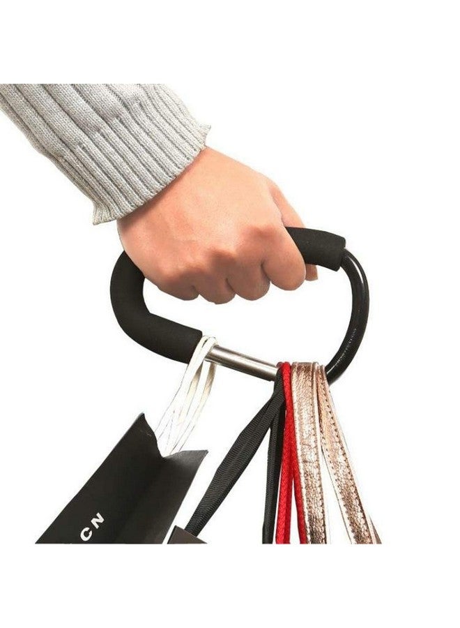 TGOOD Stroller Hooks2Pacs Xlarge 16Cm(6.3") Of Multipurpose Hook Clipsfor Mommy Shopping Bagsbaby Diaper Bagsgroceriesclothingpurse(Stroller Accessoriesblack). - Image 1