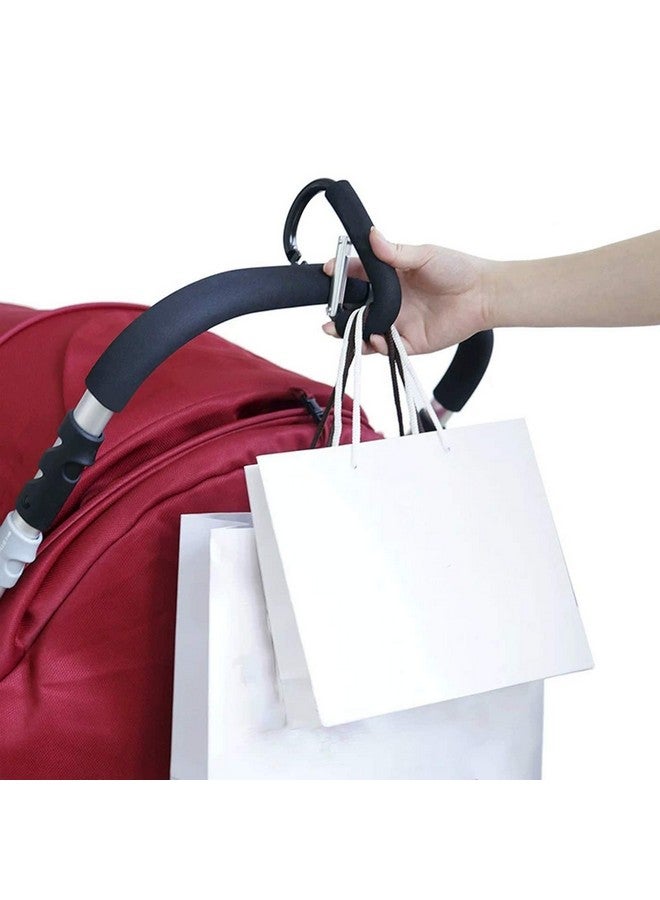 TGOOD Stroller Hooks2Pacs Xlarge 16Cm(6.3") Of Multipurpose Hook Clipsfor Mommy Shopping Bagsbaby Diaper Bagsgroceriesclothingpurse(Stroller Accessoriesblack). - Image 5