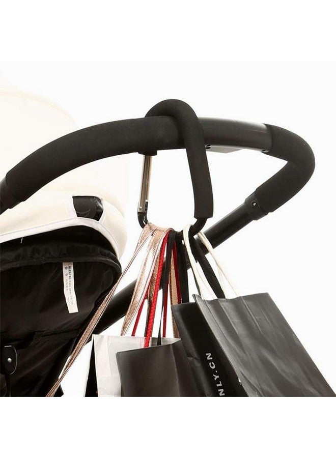 TGOOD Stroller Hooks2Pacs Xlarge 16Cm(6.3") Of Multipurpose Hook Clipsfor Mommy Shopping Bagsbaby Diaper Bagsgroceriesclothingpurse(Stroller Accessoriesblack). - Image 4