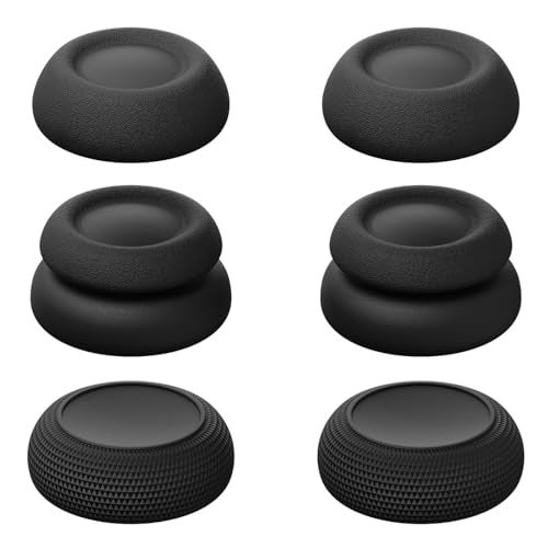 Savage Raven by Skull & Co. Thumb Grips Joystick Cap Analog Stick Cover for PlayStation Portal (Set of 6) - Black - Image 1