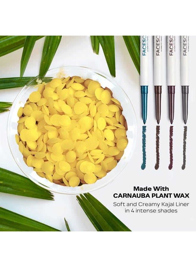 Facescanada Ultime Pro Twist Eyeliner Pencil - Brown | 24 HR Long Stay | Intense Color In One Stroke | Matte Finish & Soft Texture | Waterproof & Smudge Proof | 0.01 Oz/0.35g - Image 3