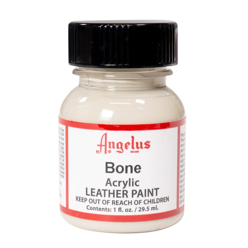 Angelus Acrylic Leather Paint, 1 Fl Oz (Pack of 1), Bone - Image 1
