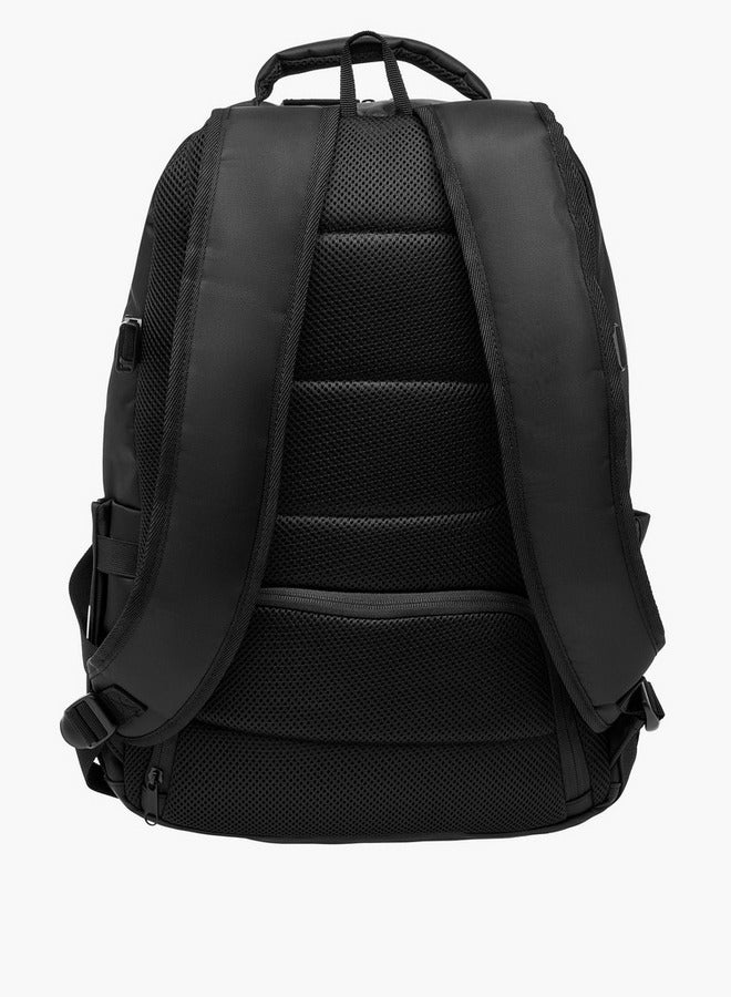 لي كوبر حقيبة ظهر رجالية مزينة بألواح مع سحاب وحزام قابل للتعديل - Image 3