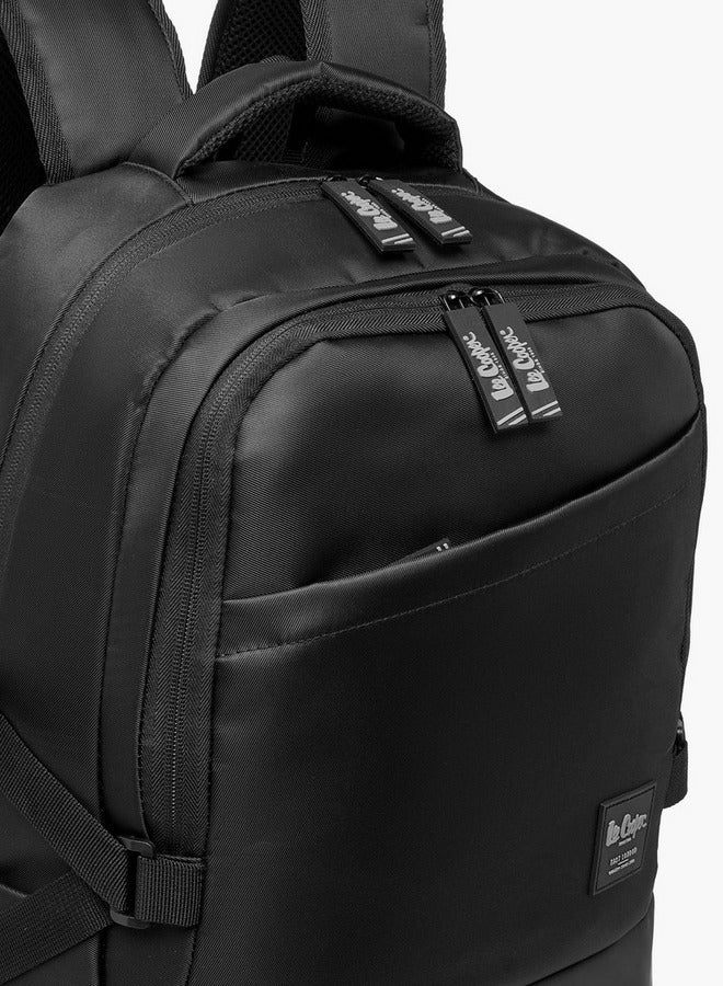 لي كوبر حقيبة ظهر رجالية مزينة بألواح مع سحاب وحزام قابل للتعديل - Image 5