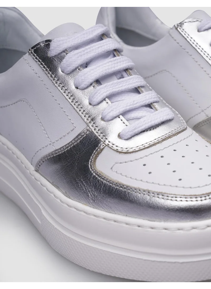 Cabani White Lace-up Women's Sneaker