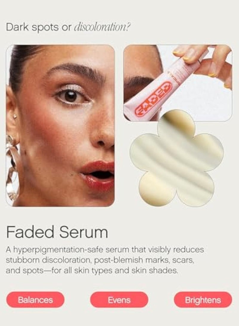 Topicals Mini Faded Serum for Dark Spots & Discoloration, Neutral, 15 ml (Pack of 1), 0.5 fl oz - Image 3