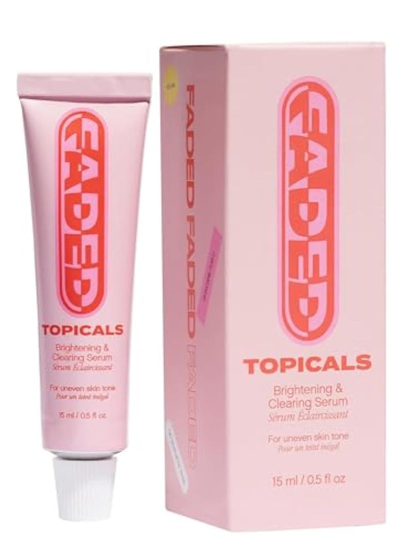 Topicals Mini Faded Serum for Dark Spots & Discoloration, Neutral, 15 ml (Pack of 1), 0.5 fl oz - Image 1
