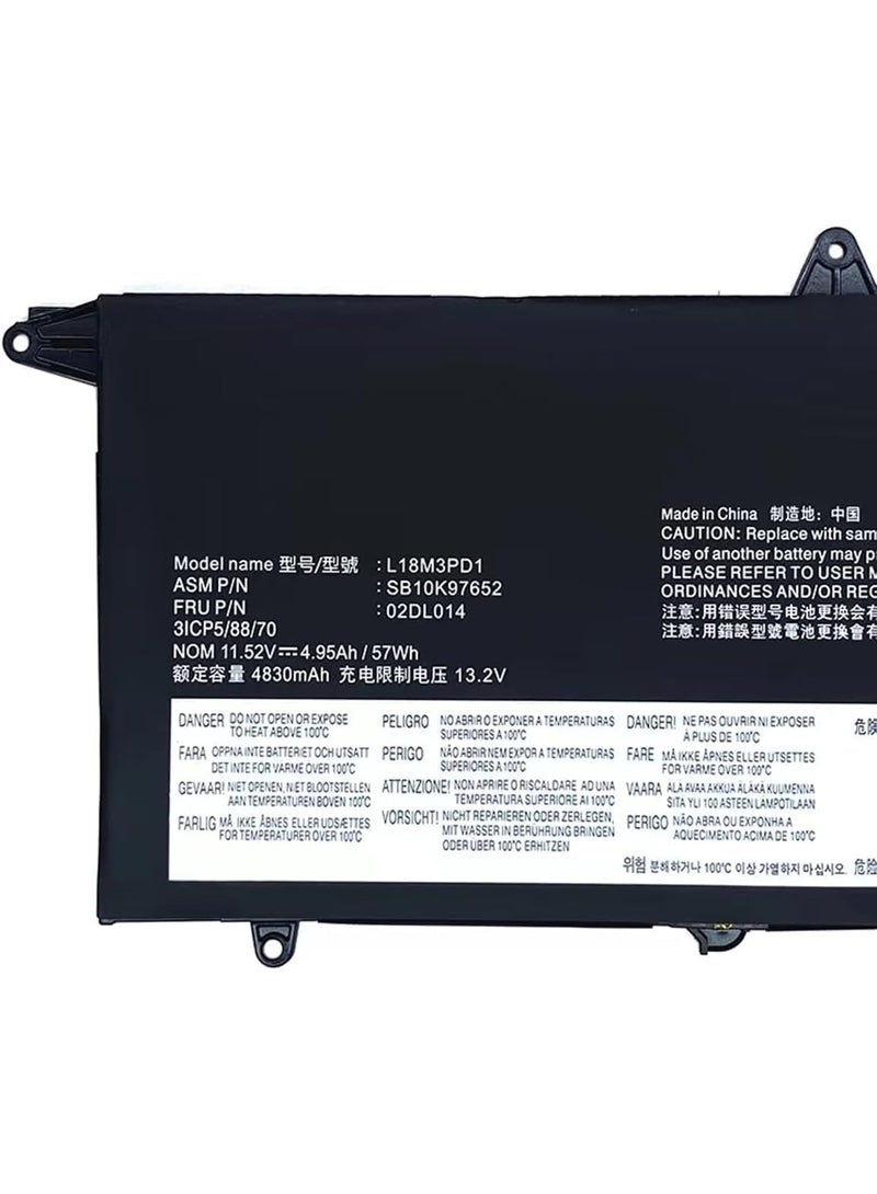Terabyte L18M3PD1 L18C3PD1. L18C3PD2 L18L3PD1 L18M3PD2 Battery for Len.ovo ThinkBook T14s Gen 1 20T0 20T1 20UH 20UJ - Image 2