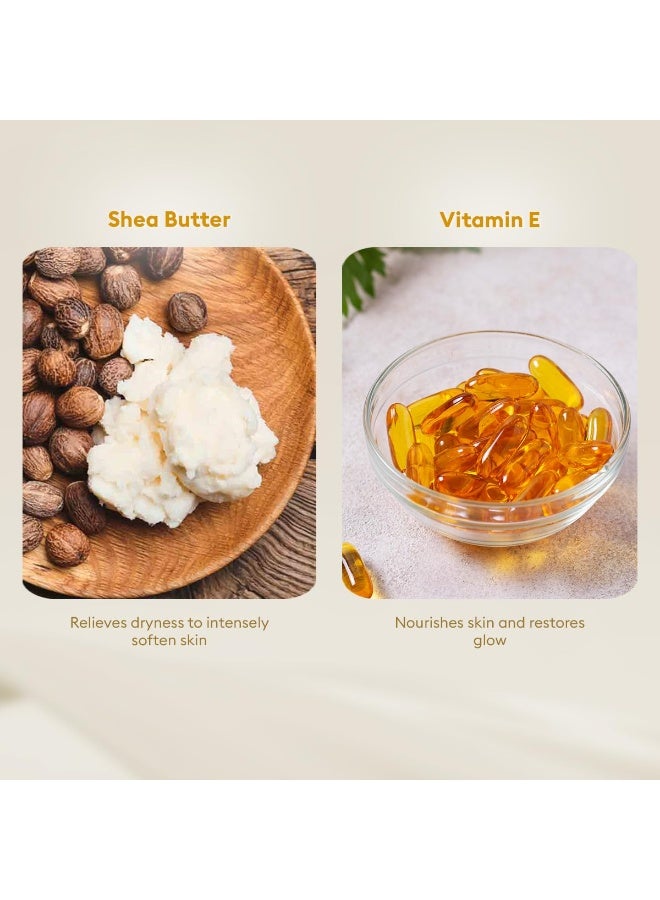 VLCC Shea & Vitamin E Body Butter - 200g | With Shea Butter, and Vitamin E and Antioxidants | Moisturizes Dehydrated Skin, Maintains Skin’s Oil Balance - Image 3