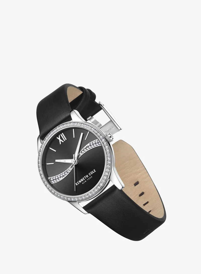 Kenneth Cole Watch for women with leather strap