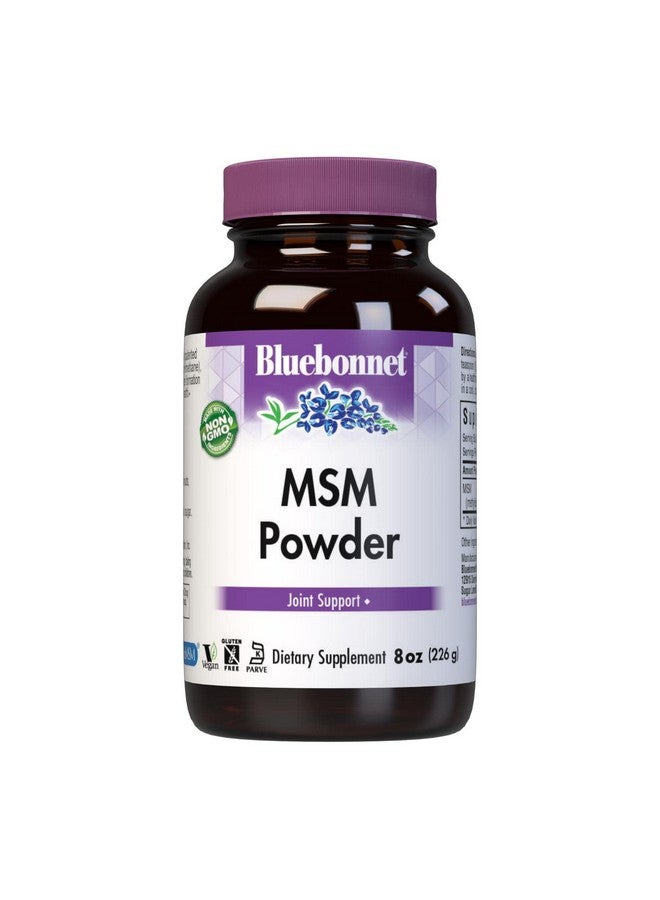 BlueBonnet MSM Powder, 8 Ounces