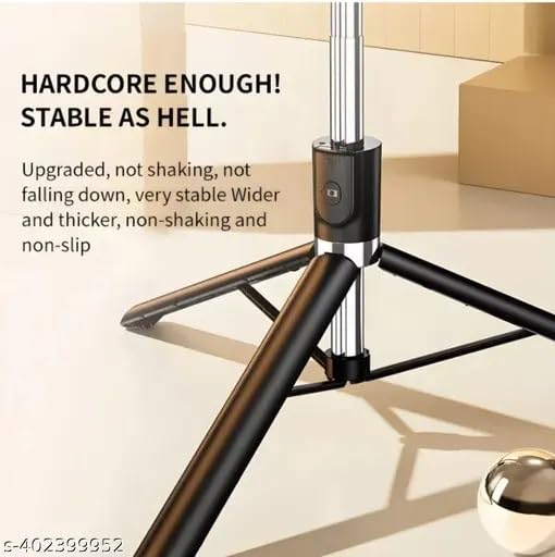 TARAVEE 1.8 Meter Long Bluetooth Selfie Stick Tripod with Remote, Extra-Long Extendable Phone Stand with Reinforced Tripod Base, 360° Rotation, for iPhone 13/14/15/16 Pro, GoPro, Vlogging & YouTube - Image 5