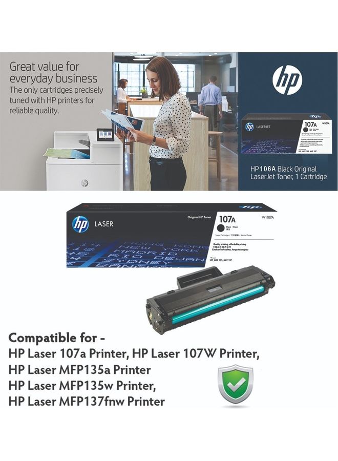 HP خرطوشة حبر أصلية لطابعة تعمل بالليزر لون أسود - Image 2