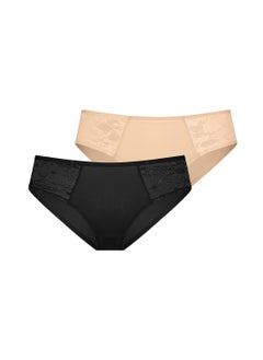 Dorina 2 Pack High Leg Brief  - Image 1