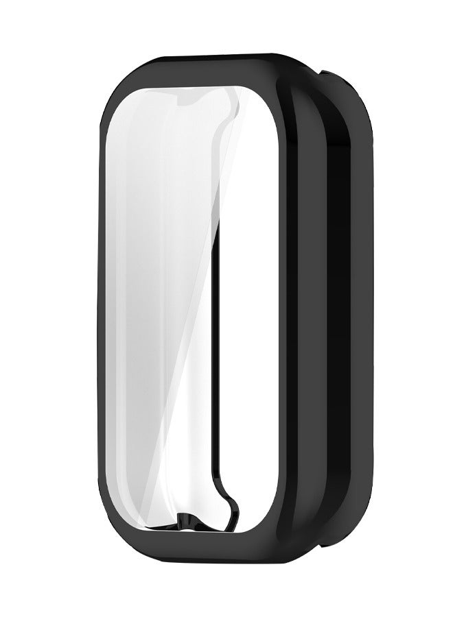 2 Pieces Suitable For Xiaomi Band 8 Active TPU Electroplated Watch Protective Case Black and White - Image 3