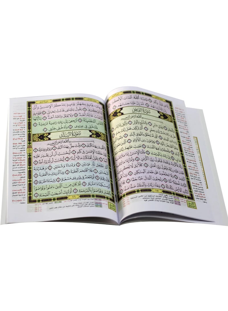 جزء عم بالرسم العثماني بالرسم العثماني مقاس وسط17*24سم (علبة تحتوي على5 حبات) - Image 5