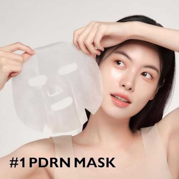 Genabelle PDRN Rejuvenating Mask Sheet - Lightweight Glass Skin & Toning Mask Sheet with PDRN, Niacinamide, Hyaluronic Acid, To Deeply Hydrate, Cool, and Visibly Plump the Skin, 0.84 fl oz* 5ea - Image 4