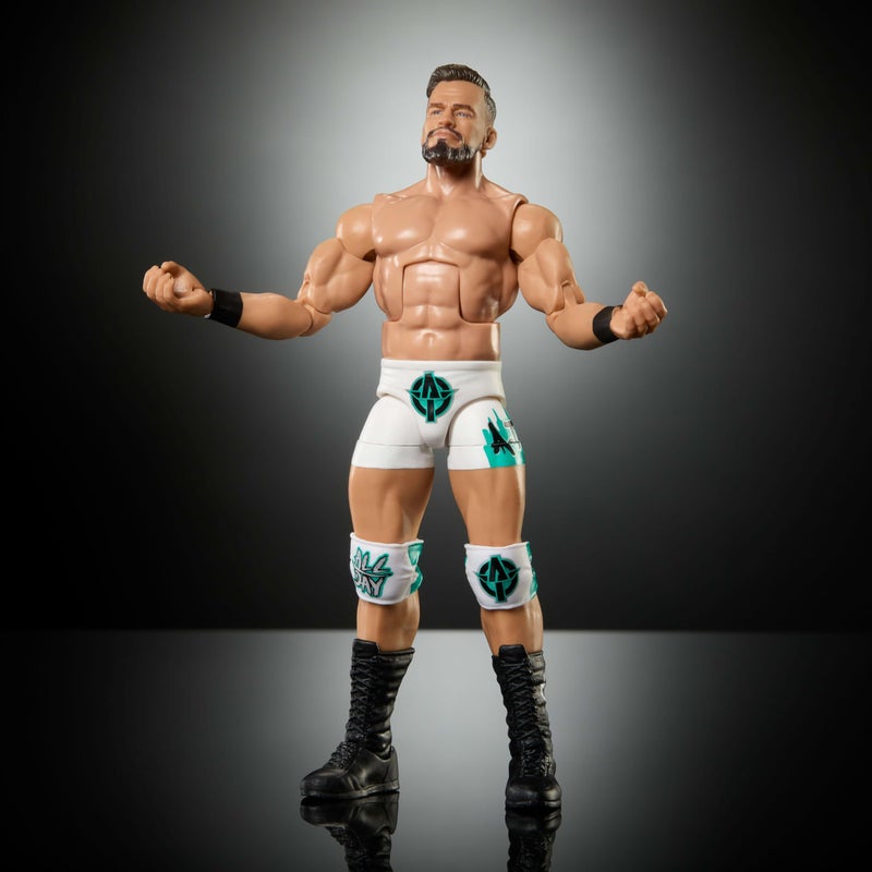 WWE Mattel WWE Elite Action Figure & Accessories, Series #121, 6-inch Collectible Austin Theory with 25 Articulation Points & Swappable Hands - Image 4