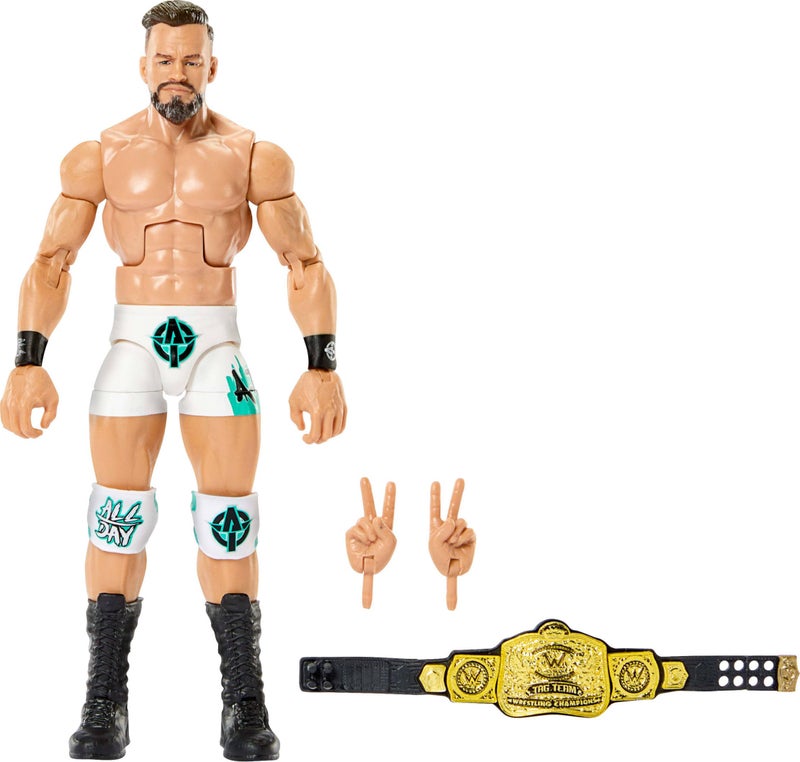 WWE Mattel WWE Elite Action Figure & Accessories, Series #121, 6-inch Collectible Austin Theory with 25 Articulation Points & Swappable Hands - Image 1