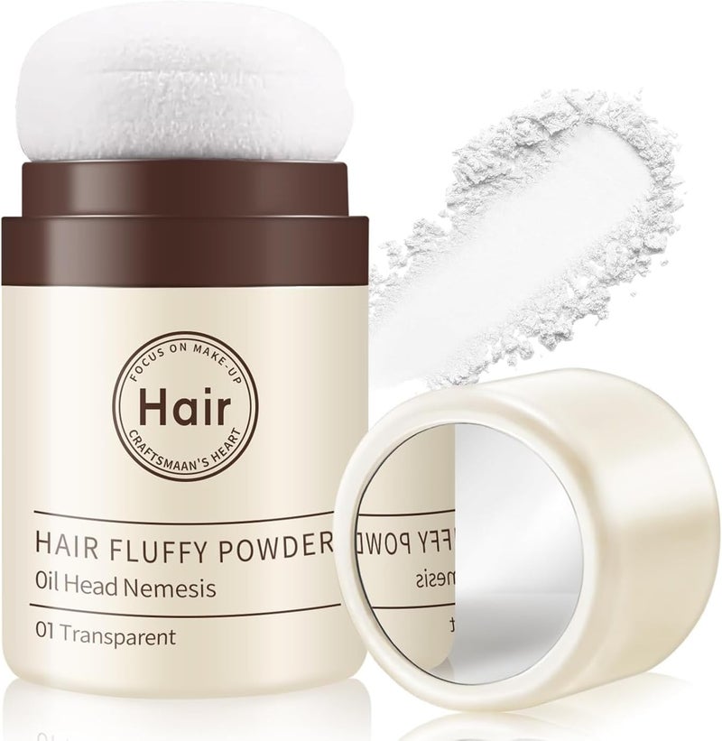 SWIUKPHE Dry Shampoo Powder, Mattifying Root Refresh for Fuller Looking Hair, Non-Aerosol, No White Cast, No Benzene, for Women and Men, 01 Transparent - Image 1