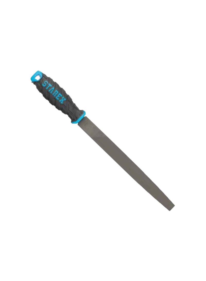 Starex File Flat 12" Soft Grey Rubber Handle T12 Steel
