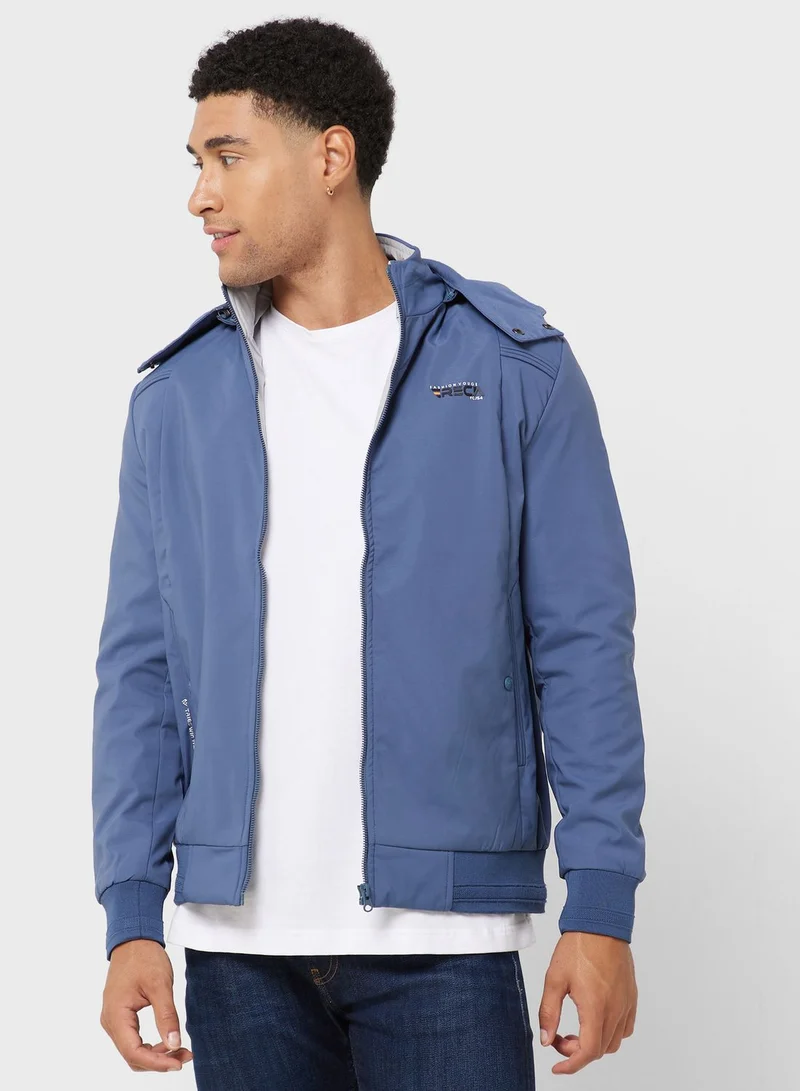 OFF LIMITS Lightweight Zip Through Jacket
