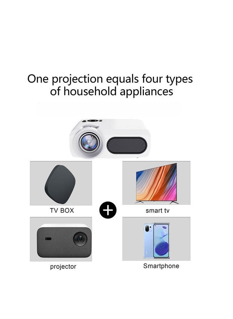 Generic - Smart portable projector with Android 9.0,  WiFi, Bluetooth 8K HD and 1080p capabilities ideal for home theater and multimedia experiences  the M7 video projector. - Image 1