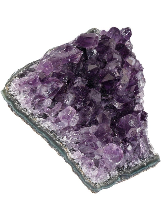 SUNYIK Natural Amethyst Quartz Crystal Cluster, Druzy Geode Specimen Gemstone Sculpture Sphere - Image 2