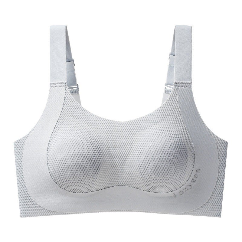 Large Chest Small Chest Plus Size Underwear Women'S Traceless Sports Bra Gathering Accessory Breast Anti-Sagging Pregnant Women'S Chubby Girl Bra - Image 1