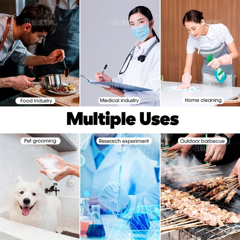 AUEAR , 100 Pcs Disposable Arm Sleeves Covers Protectors Waterproof Oversleeves with Elastic End for Arm Protection - Image 4