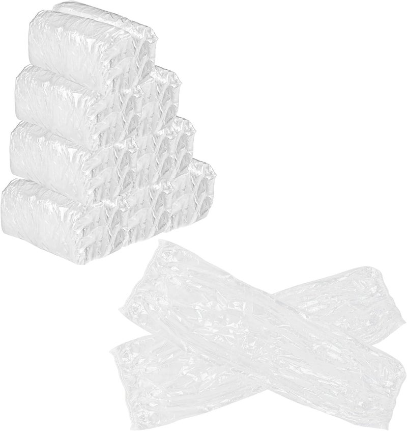 AUEAR , 100 Pcs Disposable Arm Sleeves Covers Protectors Waterproof Oversleeves with Elastic End for Arm Protection - Image 1
