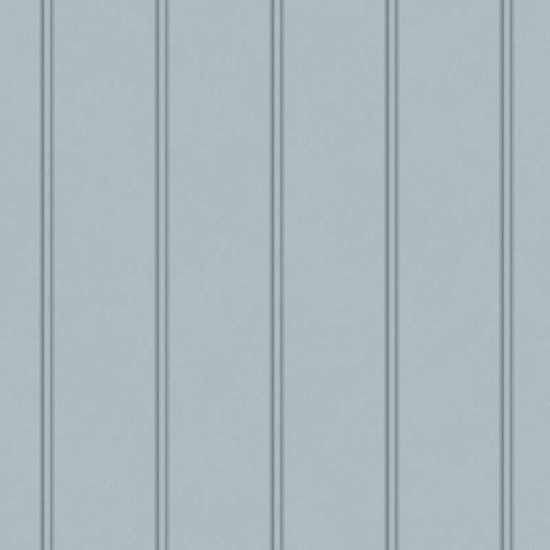 Laura Ashley Chalford Wood Panelling Seaspray Blue Wallpaper