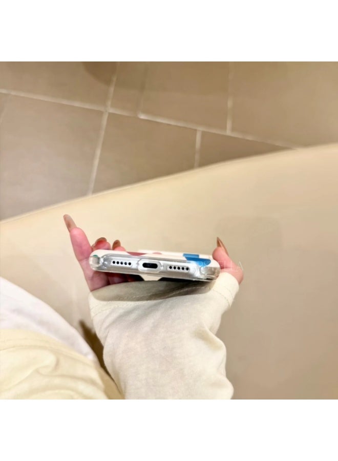 كفر iPhone 17 Pro، كفر هاتف بنقشة نقاط لطيفة مع غطاء خلفي واقٍ، كفر خفيف مقاوم للصدمات مع حافة مرتفعة لحماية الكاميرا لهاتف Apple iPhone 17 Pro - Image 5