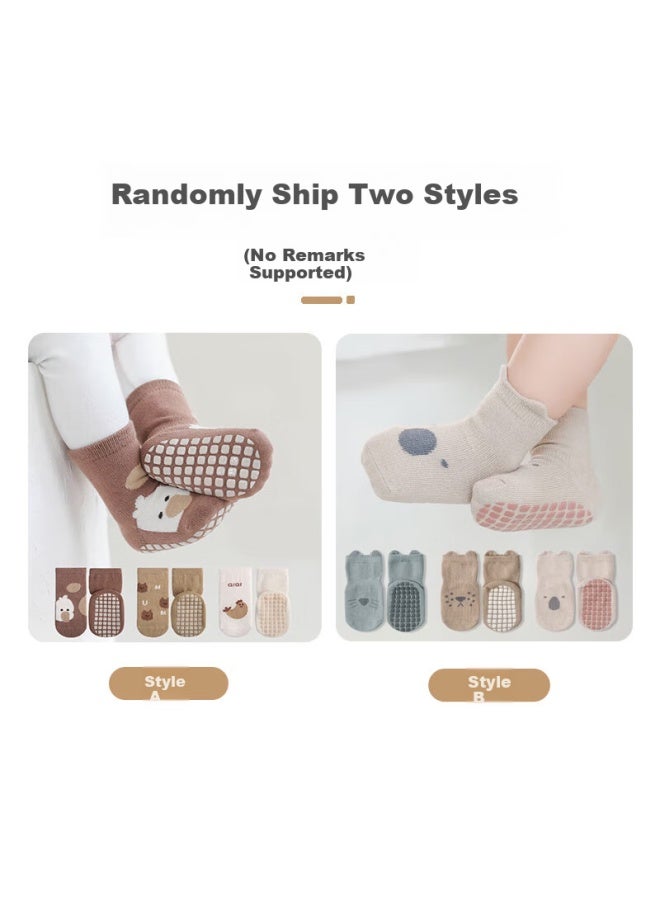 Lovebox Aibao Baby Socks Spring And Summer Baby Learning Floor Socks Anti-slip Cooling Foot Cover Children's Early Education Socks 3 Pairs Pack S Code S242 - Image 1