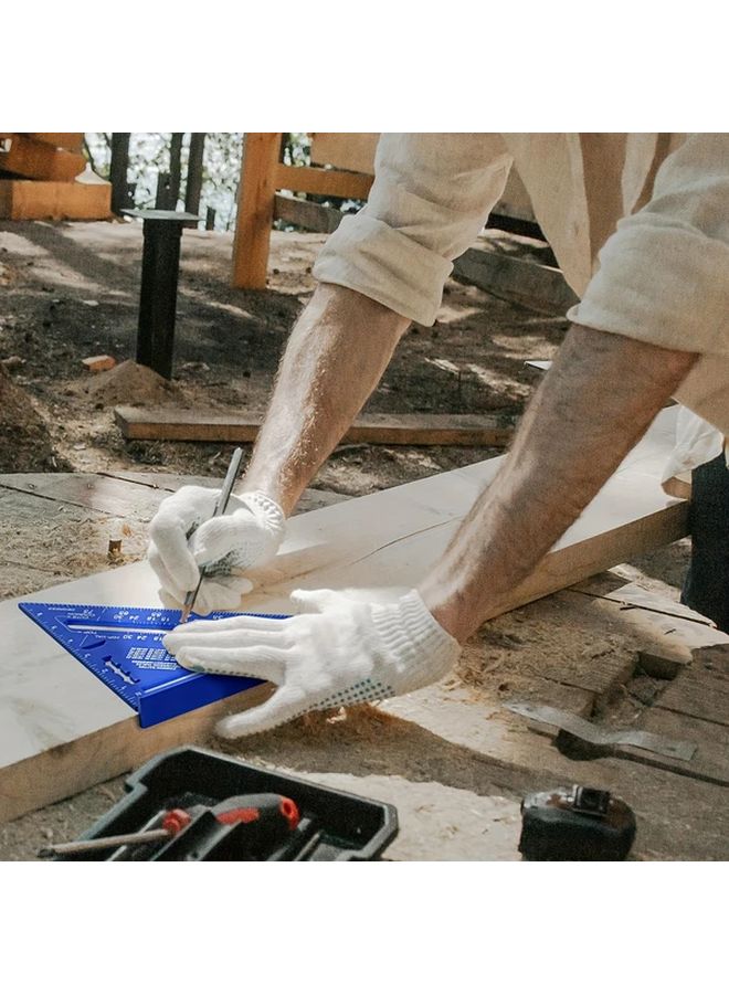 Thickened Aluminum Alloy Multi Function Triangle Ruler 12 Inches Professional Carpentry Tool - Image 5