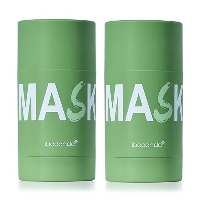 wenfeng 2PCS Deep Cleanse Mask Stick for Face,Blackhead Remover with Green Tea Extract,Poreless Deep Cleanse Mask Stick for Purifying,Moisturizing,Oil Control Reduce for Women and Men - Image 1