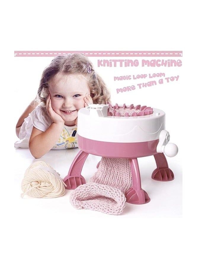 Intelligent  Needles Knitting Machine Kit DIY Knitting Machine for Adults and Kids Perfect for Scarves Hats And Gloves Ideal Gift for your friends and family  - Image 1