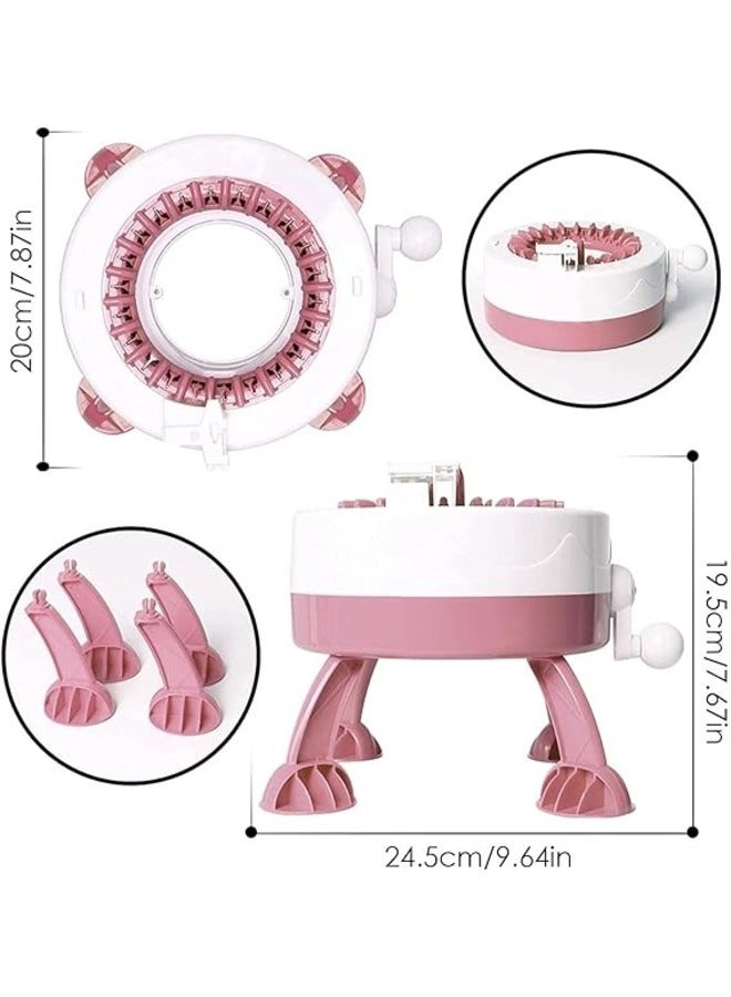 Intelligent  Needles Knitting Machine Kit DIY Knitting Machine for Adults and Kids Perfect for Scarves Hats And Gloves Ideal Gift for your friends and family  - Image 3