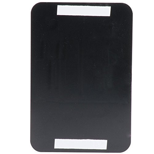 AborenCo ADA Men and Women Restrooms Sign Set with Braille Toilet Door Plate for Business Restaurant, 6" x 9" (Black) - Image 2