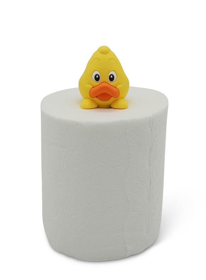 GOOFBALLS Funny Novelty Toilet Paper Topper – Hilarious Bathroom Décor Gag Gift – Quirky Restroom Accessory for Home, Office, or Guest Bathroom - Duck - Image 1
