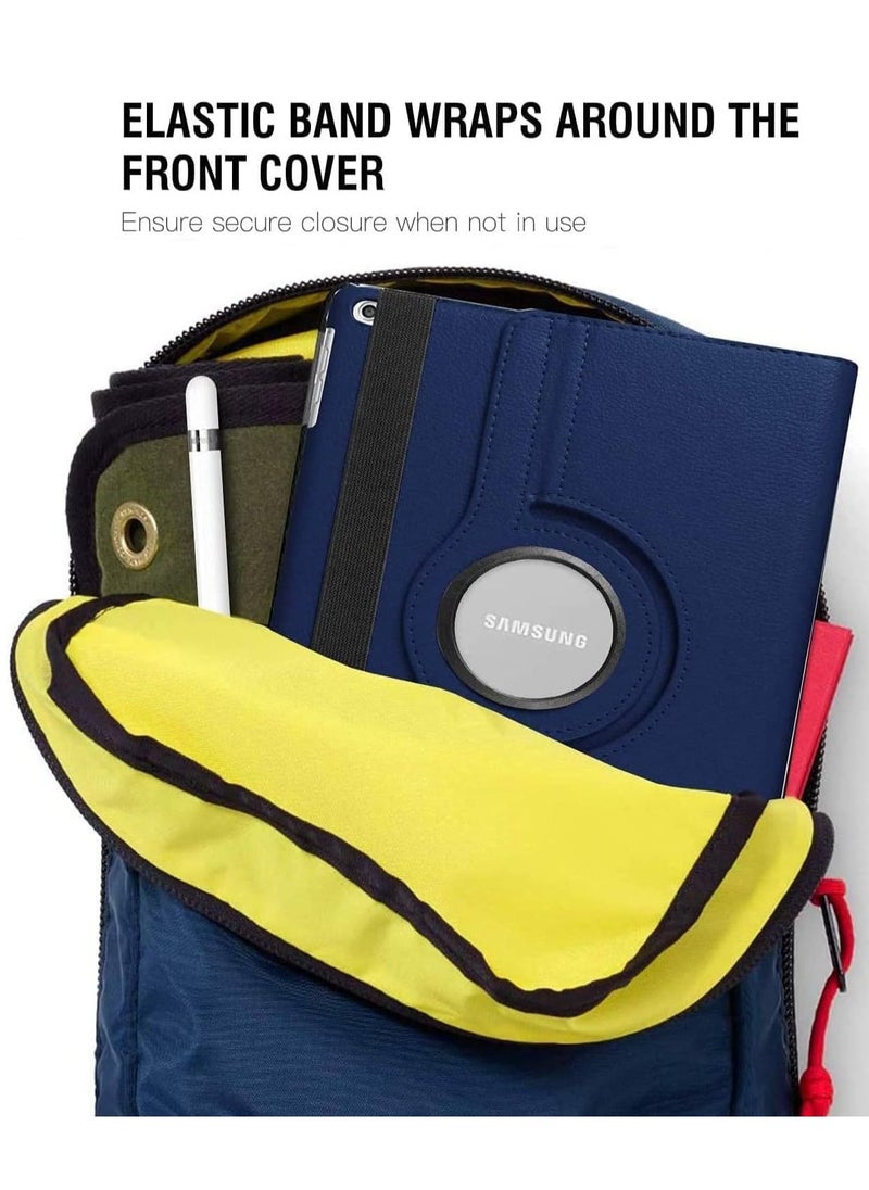 IAF Galaxy Tab A9 Case - 360Â° Rotatable Tablet Cover for Samsung Galaxy Tab A9 8.7 Inch (2023, SM-X200/SM-X205/SM-X207) - PU Leather Protective Cover with Auto Wake/Sleep - Blue - Image 5