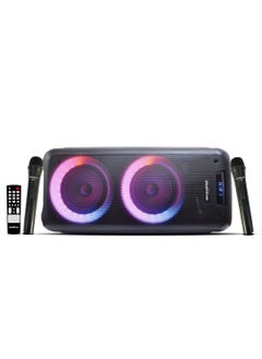 MediaCom Mediacom Mci 525 Portable Party Speaker With Battery, Bluetooth And 2 Wireless Mics  - Image 5
