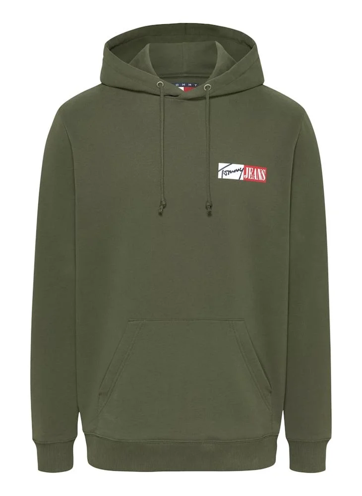 TOMMY JEANS Logo Graphic Pull Over Hoodie