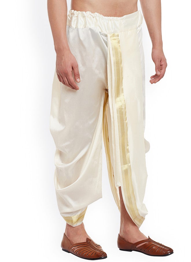 SOJANYA Off-White Dhoti Pants - Image 2