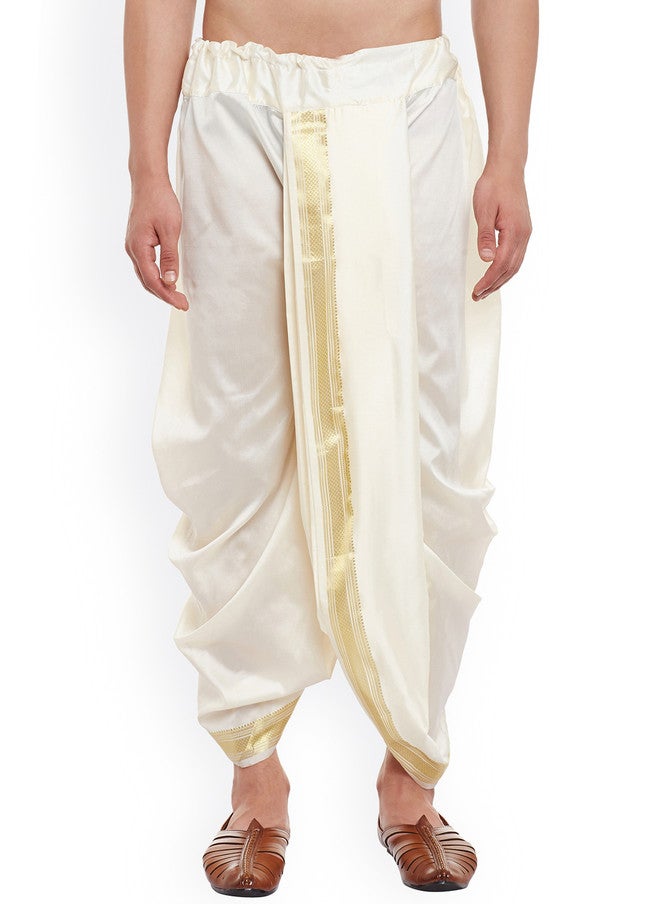 SOJANYA Off-White Dhoti Pants - Image 1